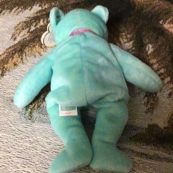 TY Beanie baby Ariel bear memory of 1981-1988 Tags in great shape 🎄🎁 - Picture 6 of 11